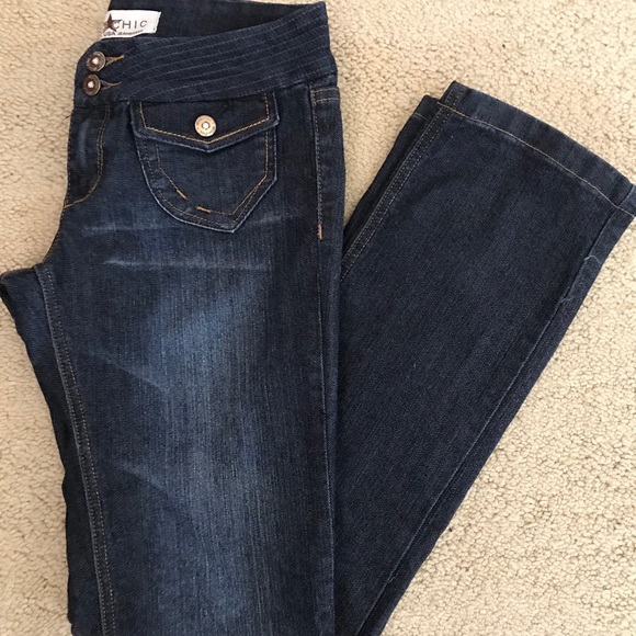 Miss Chic, stretch designer jeans. - Picture 4 of 4
